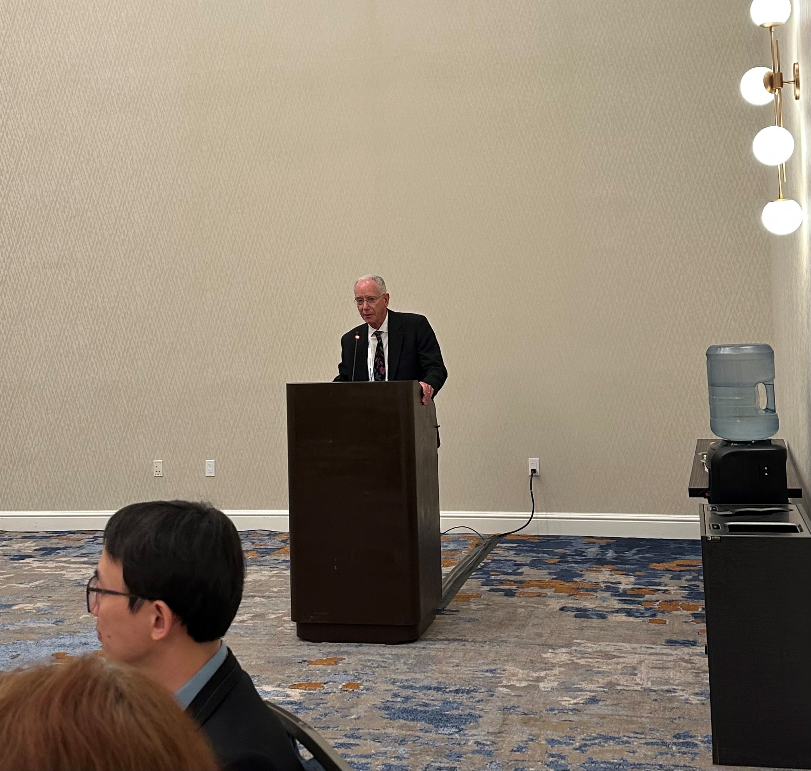Dr. Craig Miller, President of the American Board of Oral Medicine addressing new presentation of new diplomates