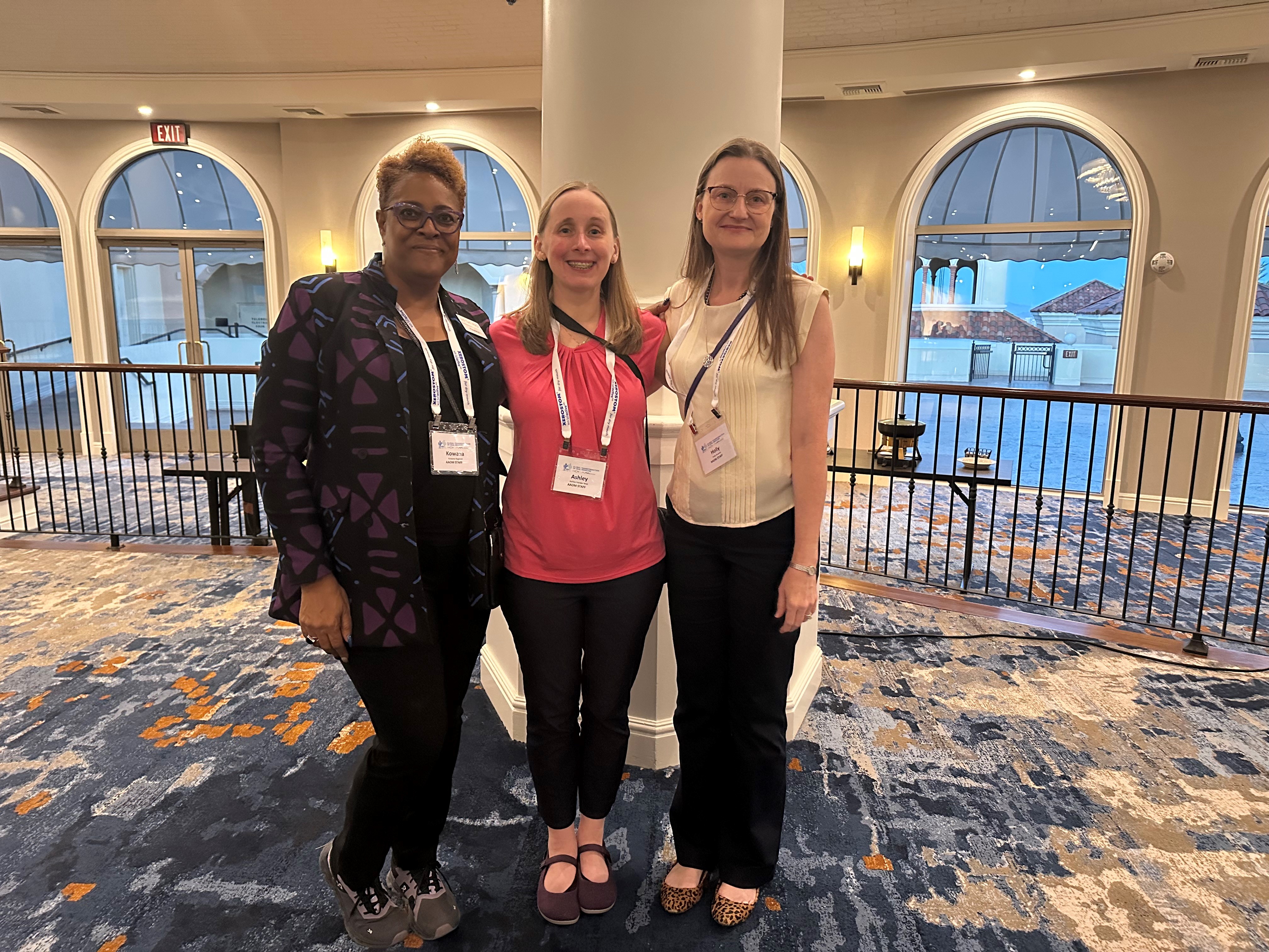 From left to right: Kowana Ragland, Ashley Vander Wyk, and Holly Roseski